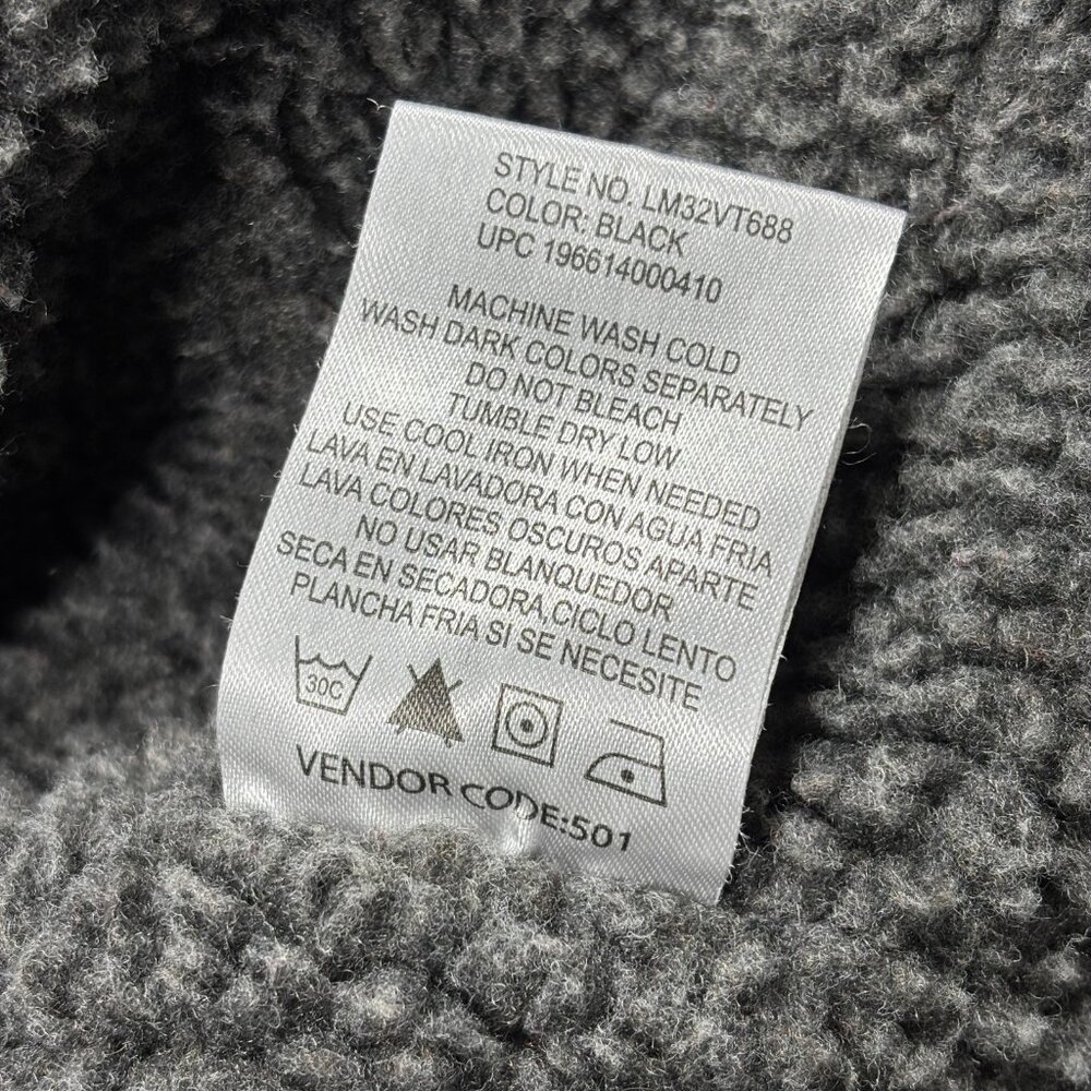 Lee Premium Select Black Canvas Sherpa-Lined Vest… - image 8